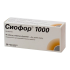 Сиофор 1000 таблетки покрытпленоб 1000 мг 60 шт
