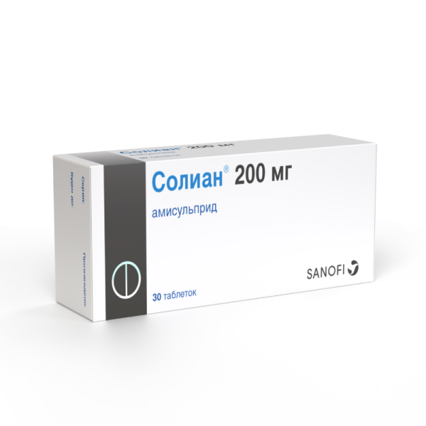 Солиан таблетки 200 мг 30 шт