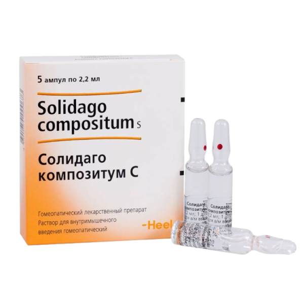 Солидаго композитум С раствор для в/м введ 2,2 мл 5 шт