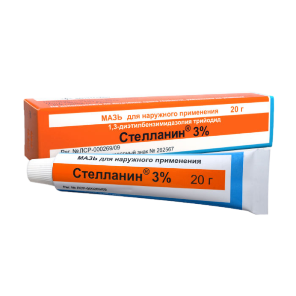 Стелланин мазь для наружного применения 3 % туба 20 г 1 шт