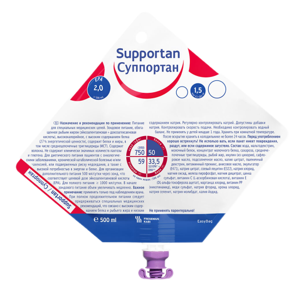 Суппортан пакет 500 мл 1 шт