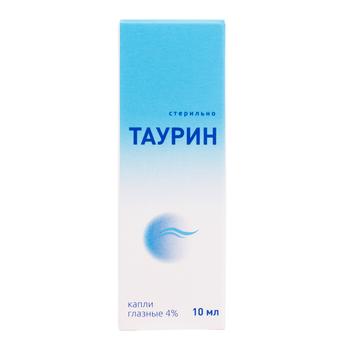 Таурин капли глазные 4 % 10 мл 1 шт