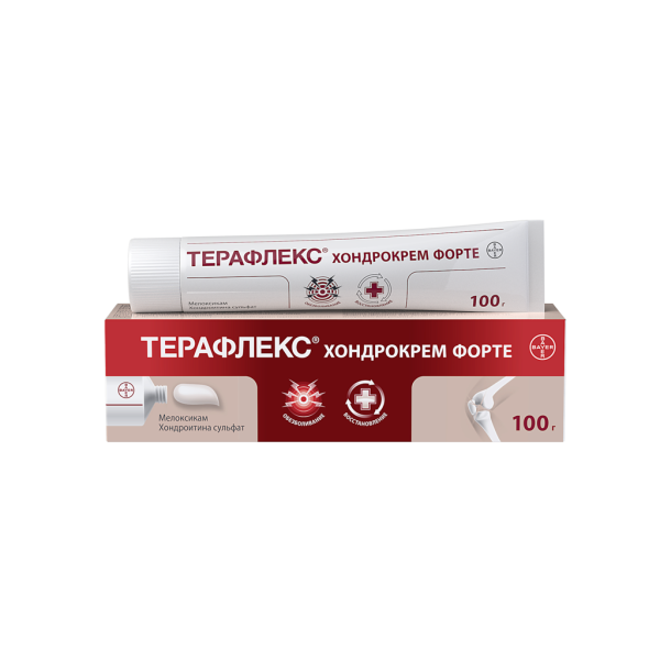 Терафлекс Хондрокрем Форте крем для наружного применения 10 мг/г+50 мг/г 100 г 1 шт