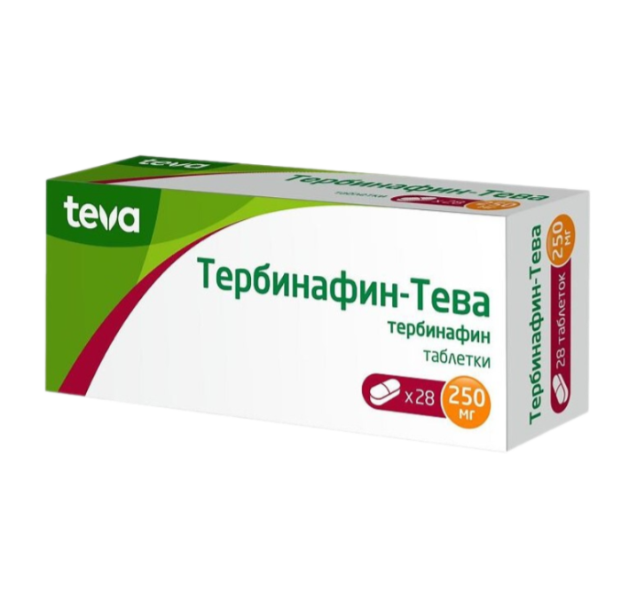 Тербинафин-Тева таблетки 250 мг 28 шт