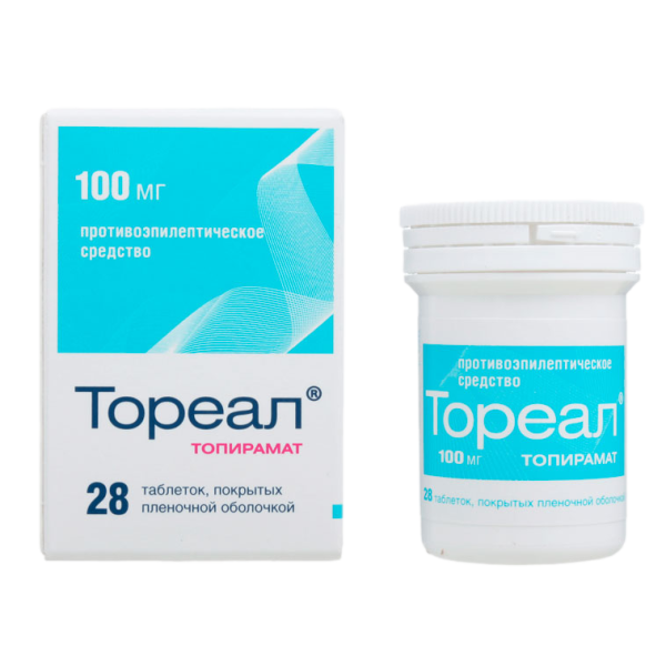Тореал таблетки покрытпленоб 100 мг 28 шт