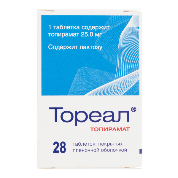 Тореал таблетки покрытпленоб 25 мг 28 шт