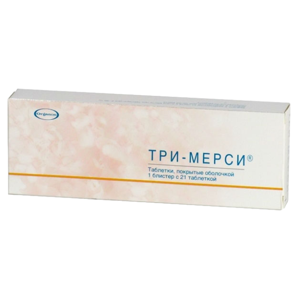Три-Мерси таблетки покрытпленоб 21 шт