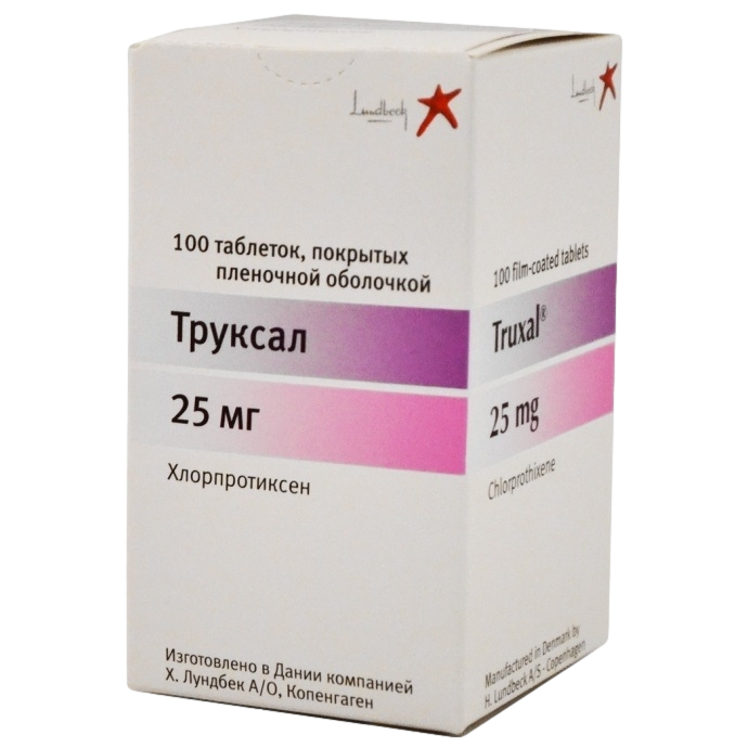 Труксал таблетки покрытпленоб 25 мг 100 шт