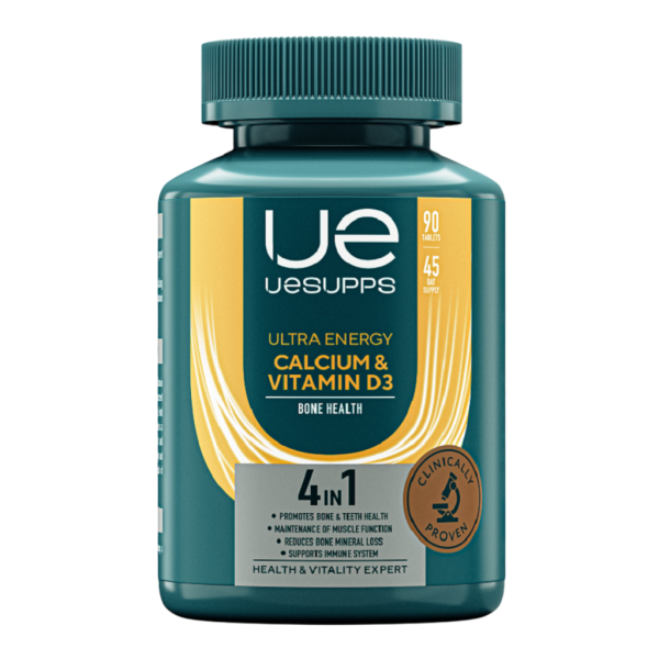 УЕСАППС Ультра Энерджи Кальций и Витамин D3/UESUPPS Ultra Energy Calcium & Vitamin D3 таблетки массой 1700 мг 90 шт