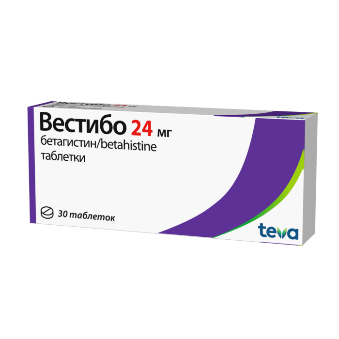 Вестибо таблетки 24 мг 30 шт