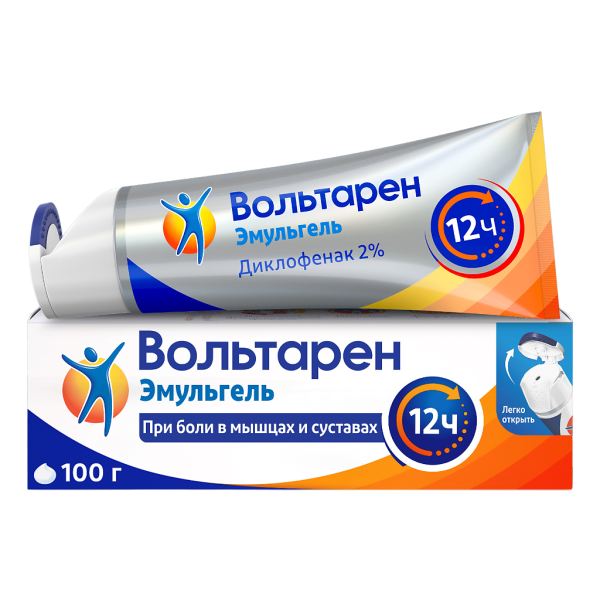 Вольтарен Эмульгель гель для наружного применения 2 % 100 г 1 шт