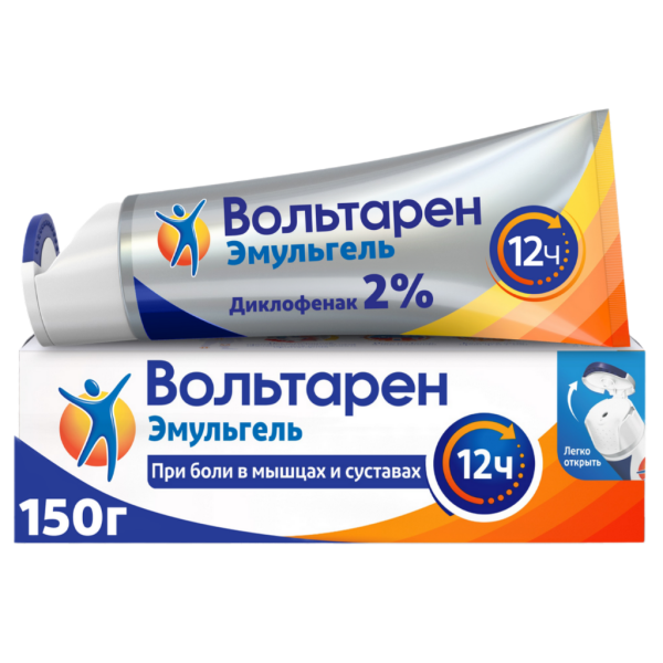 Вольтарен Эмульгель гель для наружного применения 2 % 150 г 1 шт